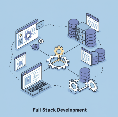 Full Stack Software Development Illustration