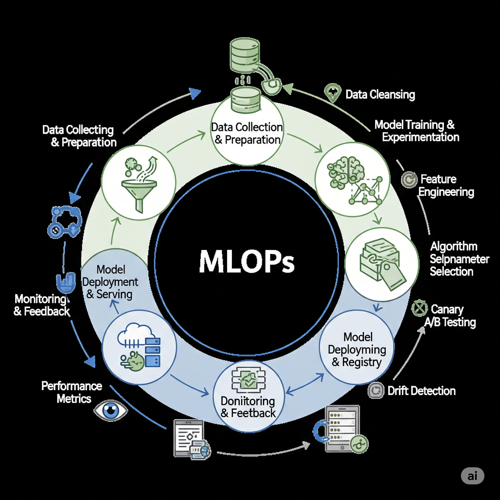 Diagram of an MLOps Pipeline