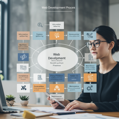 Diagram of the Web Development Process